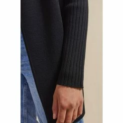 Jigsaw Black Milano Ring Cardigan -Jigsaw store unnamed file 1843