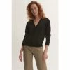 Jigsaw Merino V-Neck Cardigan Black
