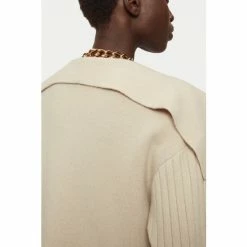 Jigsaw Natural Milano Drape Collar Cardigan -Jigsaw store unnamed file 1880