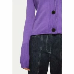 Jigsaw Purple Merino Cashmere Cardigan 3 Jigsaw Purple Merino Cashmere Cardigan -Jigsaw store unnamed file 1899