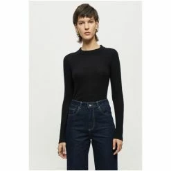 Jigsaw Igsaw Cloud Cashmere Crew Jumper Green -Jigsaw store unnamed file 19