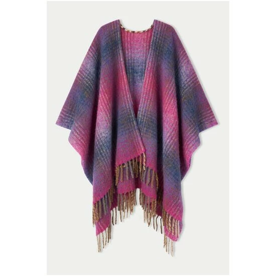 unnamed-file-1932.jpg Jigsaw Pink Wool Check Blanket Poncho -Jigsaw store unnamed file 1932