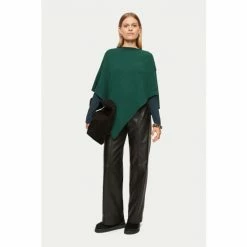 Jigsaw Green Wool Cashmere Blend Poncho -Jigsaw store unnamed file 1941