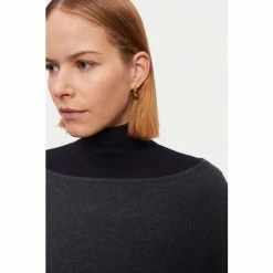 Jigsaw Grey Reversible Wool Cotton Poncho -Jigsaw store unnamed file 1949