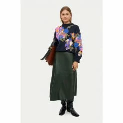 Jigsaw Blue Wild Rose Intarsia Jumper -Jigsaw store unnamed file 195