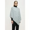 Jigsaw Grey Cashmere Poncho
