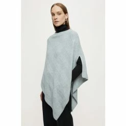 Jigsaw Grey Cashmere Poncho -Jigsaw store unnamed file 1965