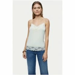 Jigsaw Model Lace Vest White -Jigsaw store unnamed file 1979