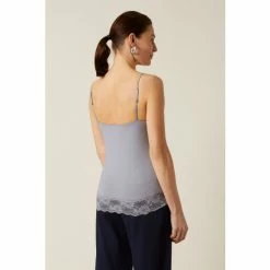 Jigsaw Grey Model Lace Vest -Jigsaw store unnamed file 1992