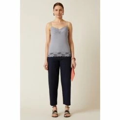 Jigsaw Grey Model Lace Vest -Jigsaw store unnamed file 1993