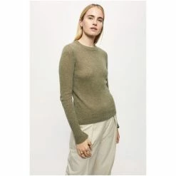 Jigsaw Igsaw Cloud Cashmere Crew Jumper Green -Jigsaw store unnamed file 20