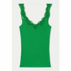Jigsaw Green Lace Trim Vest -Jigsaw store unnamed file 2020