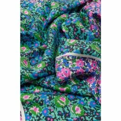 Jigsaw Blue Vintage Poppy Mix Silk Scarf -Jigsaw store unnamed file 2094