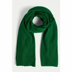 Jigsaw Green Miller Wool Cashmere Scarf