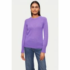 Jigsaw Purple Cloud Cashmere Sparkle Jumper