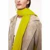 Jigsaw Yellow Wool Silk Pashmina Scarf