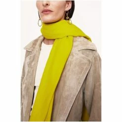 Jigsaw Yellow Wool Silk Pashmina Scarf -Jigsaw store unnamed file 2118