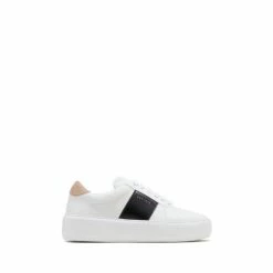 Jigsaw Riva Leather Platform Trainers