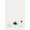 Jigsaw Riva Stripe Leather White Trainers