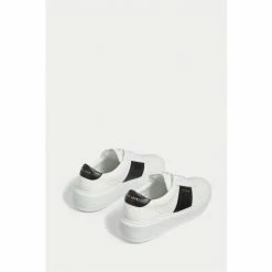 Jigsaw Riva Stripe Leather White Trainers 2 Jigsaw Riva Stripe Leather White Trainers -Jigsaw store unnamed file 2137