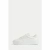 Jigsaw Riva White Croc Leather Trainers