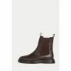 Jigsaw Masham Leather Brown Ankle Boots