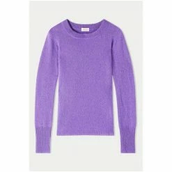 Jigsaw Purple Cloud Cashmere Sparkle Jumper -Jigsaw store unnamed file 217