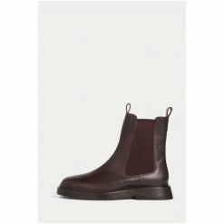 Jigsaw Masham Leather Brown Ankle Boots -Jigsaw store unnamed file 2171