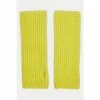 Jigsaw Yellow Wool Cashmere Mittens Gloves