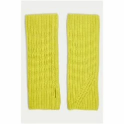 Jigsaw Yellow Wool Cashmere Mittens Gloves -Jigsaw store unnamed file 2181