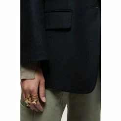 Jigsaw Black Gibson Brushed Wool Blazer 4 Jigsaw Black Gibson Brushed Wool Blazer -Jigsaw store unnamed file 2194