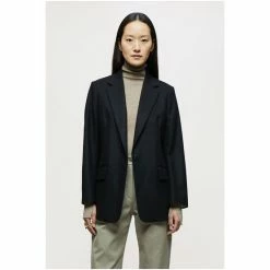 Jigsaw Black Gibson Brushed Wool Blazer 5 Jigsaw Black Gibson Brushed Wool Blazer -Jigsaw store unnamed file 2195