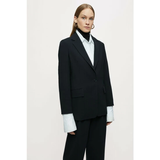 unnamed-file-2196.jpg Jigsaw Black Fluid Twill Gibson Blazer: Jacket -Jigsaw store unnamed file 2196