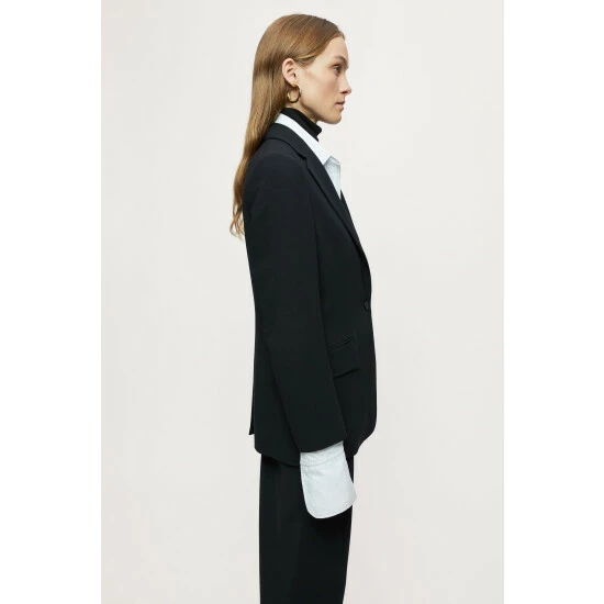 unnamed-file-2197.jpg Jigsaw Black Fluid Twill Gibson Blazer: Jacket -Jigsaw store unnamed file 2197