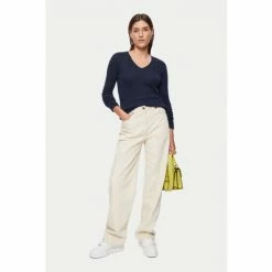 Jigsaw Blue Cloud Cashmere V Neck Jumper -Jigsaw store unnamed file 220