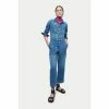 Jigsaw Blue Denim Button Through Jumpsuit