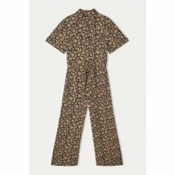 Jigsaw Myrtle Floral Black Jumpsuit