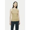Jigsaw Green Organic Cotton Ribbed Tank