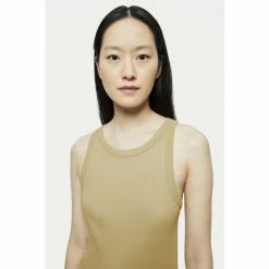 Jigsaw Green Organic Cotton Ribbed Tank 3 Jigsaw Green Organic Cotton Ribbed Tank -Jigsaw store unnamed file 2246