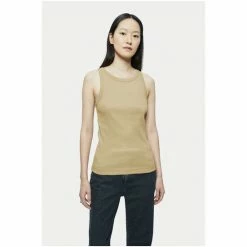 Jigsaw Green Organic Cotton Ribbed Tank 5 Jigsaw Green Organic Cotton Ribbed Tank -Jigsaw store unnamed file 2248