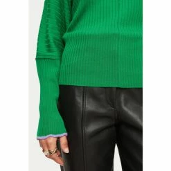 Jigsaw Green Merino Lantern Sleeve Jumper 3 Jigsaw Green Merino Lantern Sleeve Jumper -Jigsaw store unnamed file 226