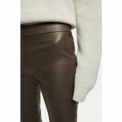 Jigsaw Green Stretch Leather Leggings 3 Jigsaw Green Stretch Leather Leggings -Jigsaw store unnamed file 2263