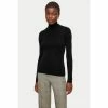 Jigsaw Tate Silk Cotton Black Polo Jumper