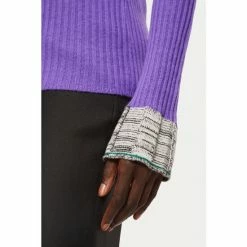 Jigsaw Purple Merino Cashmere Crew Jumper -Jigsaw store unnamed file 291