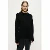 Jigsaw Black Cashmere Boyfriend Jumper