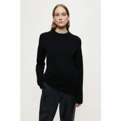 Jigsaw Black Cashmere Boyfriend Jumper -Jigsaw store unnamed file 331