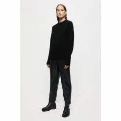 Jigsaw Black Cashmere Boyfriend Jumper -Jigsaw store unnamed file 333