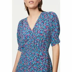 Jigsaw Blue Vintage Ditsy Tea Dress -Jigsaw store unnamed file 369