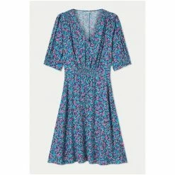 Jigsaw Blue Vintage Ditsy Tea Dress -Jigsaw store unnamed file 371