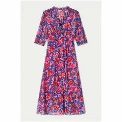 Jigsaw Purple Celestial Bouquet Tea Dress -Jigsaw store unnamed file 378